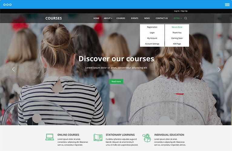 CMS Website Templates